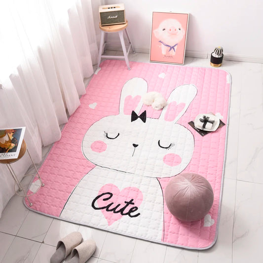 Oversized Quilted Play Mat - Waterproof Anti Skid Carpet - Just Kidding Store