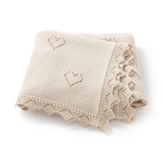 Sweet Hearts Cotton Blanket - Just Kidding Store