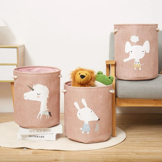 Toy Storage Basket With Handles - Just Kidding Store