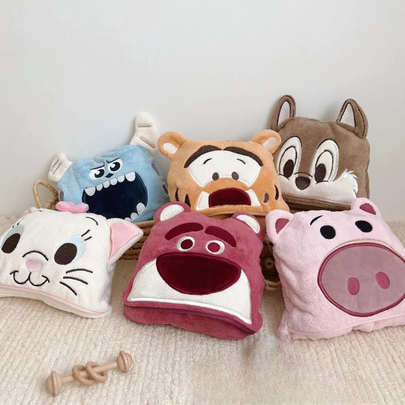 Cartoon Animals Hooded Bath Towel - Just Kidding Store