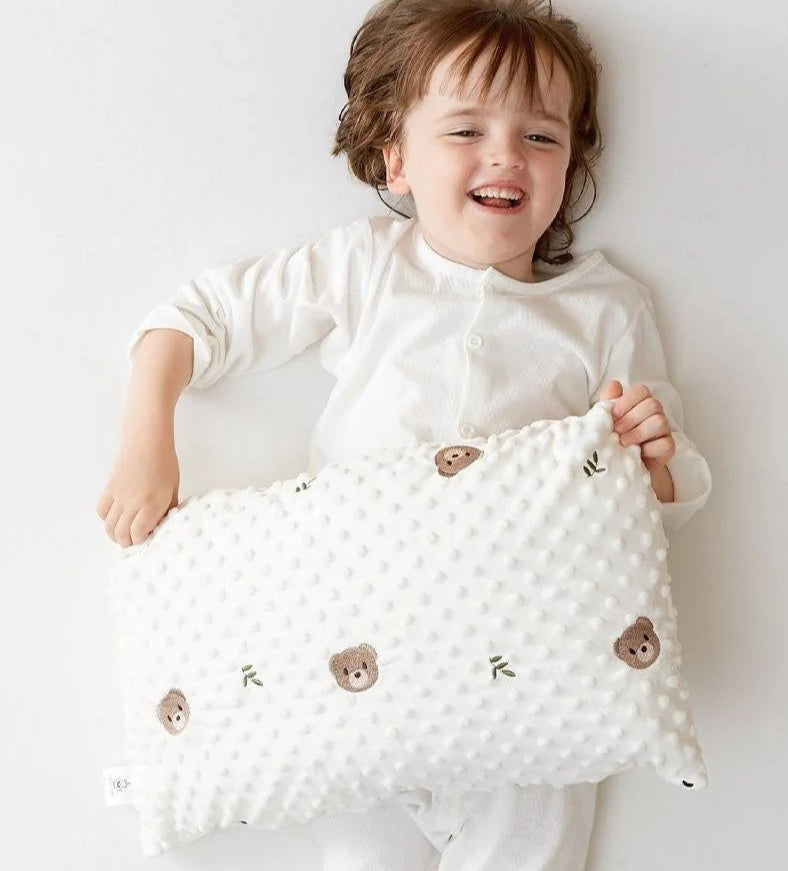Embroidered Bear Pillowcase - Just Kidding Store