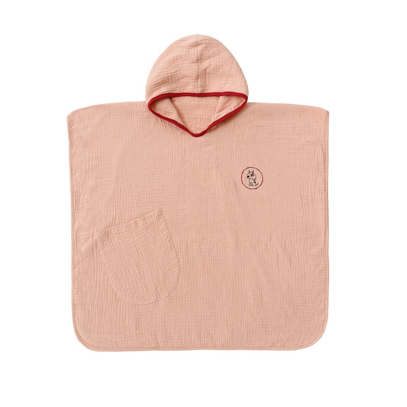 Muslin Hooded Poncho Childrens Towel - Just Kidding Store