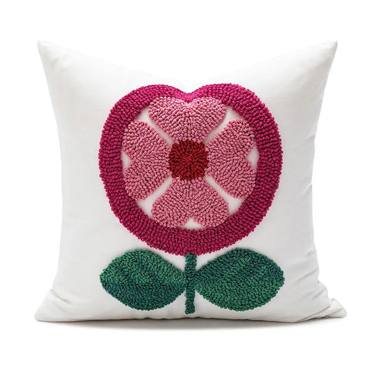 Love Hearts Tufted Pillow Covers - Just Kidding Store