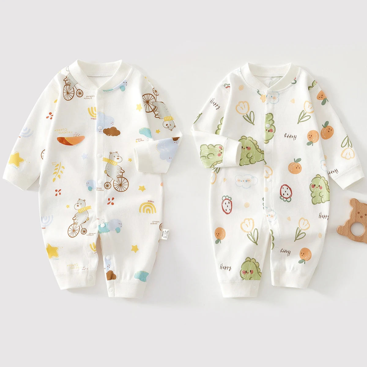 Newborn Baby Cotton Romper - Dreamy Jumpsuit - Just Kidding Store