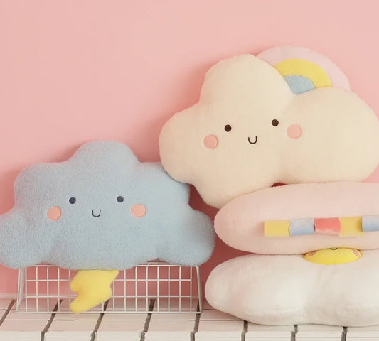 Cloud Cushions - Cloud Rainbow Tassel Thunder Sun - Just Kidding Store