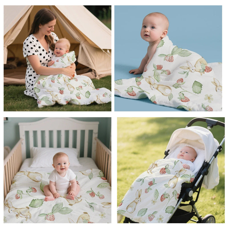 All Seasons Double Sided Padded Quilt - Just Kidding Store
