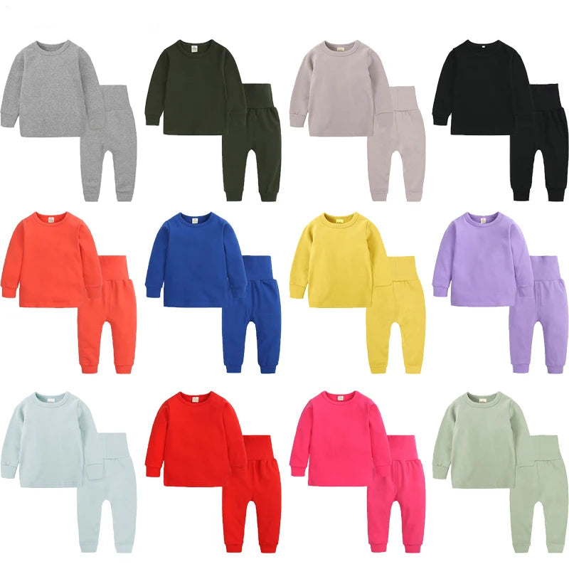 High Waist Sleepwear Set - Kids Pajamas