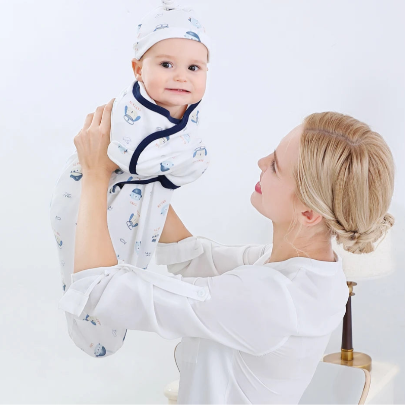 Easy Swaddle Wrap Set - Soft Baby Cocoon - Just Kidding Store