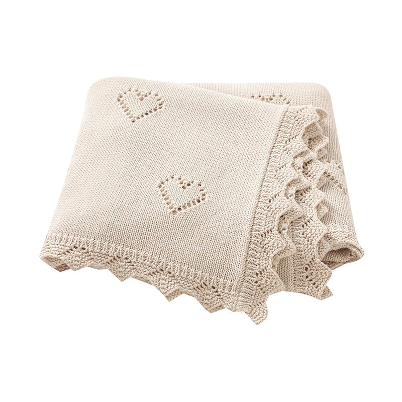 Sweet Hearts Cotton Blanket - Just Kidding Store