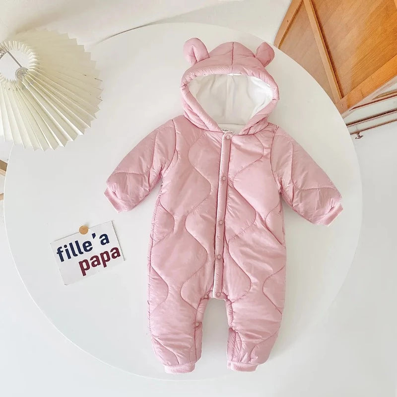 Long Sleeve Winter Baby Infant Toddler Jumpsuit - Just Kidding Store