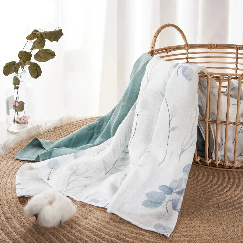 Bamboo Cotton Muslin Swaddle