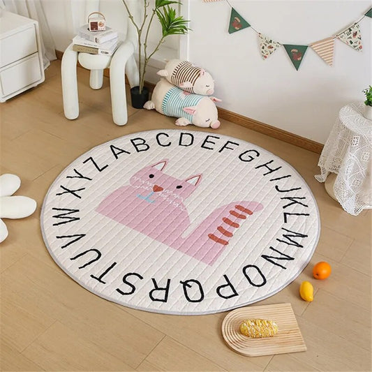 Activity Play Mat - Toy Storage Bag - Alphabet Kitty - Just Kidding Store