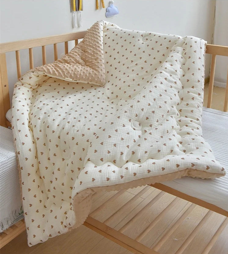 Embroidered Winter Cotton Bed Cover - Just Kidding Store