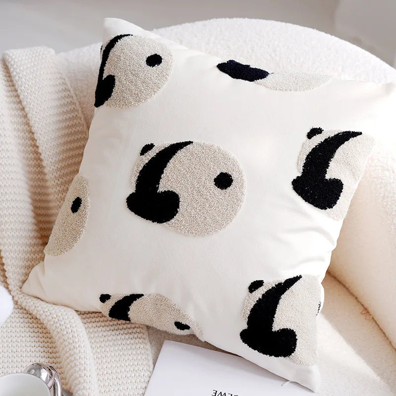 Panda Embroidered Cushion Covers - Just Kidding Store