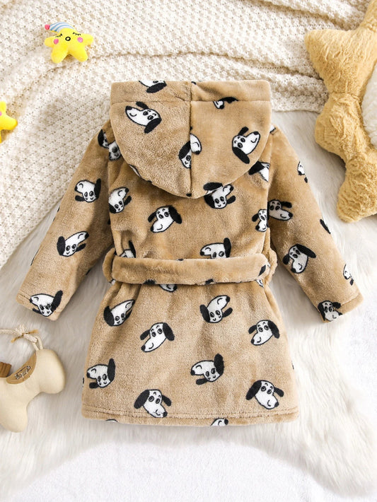 Doggy Plush Hooded Robe - Just Kidding Store