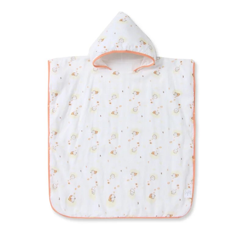 Bamboo Fiber Hooded Towel - Bath Cloak - Just Kidding Store