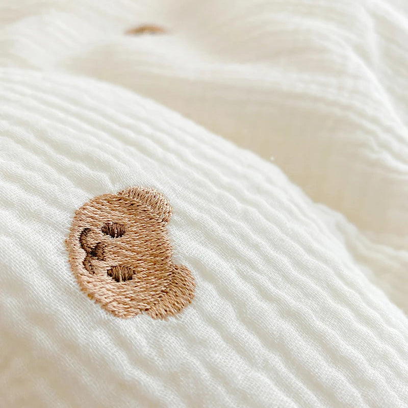 Winter Thick Muslin Cotton Bed Cover - Just Kidding Store