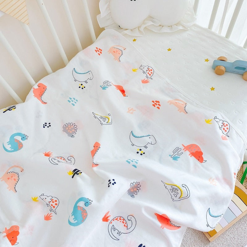 4 Layers Muslin Baby Nursery Blanket - Just Kidding Store