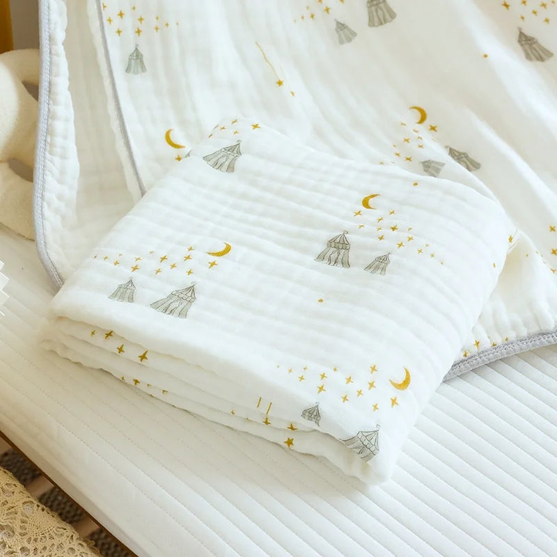 Celestial Dreams 6-Layer Bamboo Cotton Muslin Blanket - Just Kidding Store