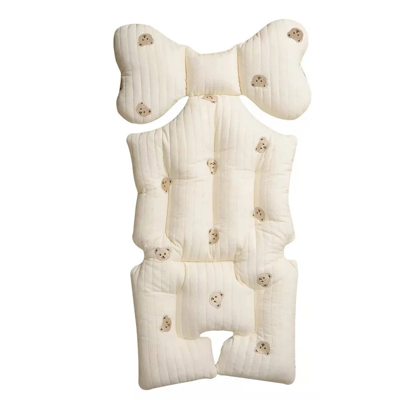 Embroidered Stroller Liner - Thicken Pram Pad - Just Kidding Store