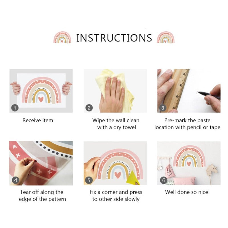 Watercolor Woodland Cartoon Animals Wall Decal - Just Kidding Store