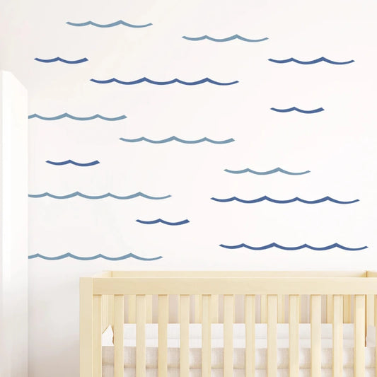 Ocean Waves Wall Decals - Just Kidding Store