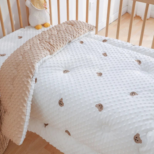 Little Dreams Embroidered Nursery Children Bed Quilts - Just Kidding Store