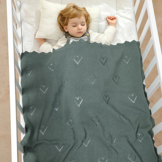 Sweet Hearts Cotton Blanket - Just Kidding Store