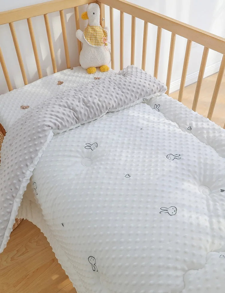 Little Dreams Embroidered Nursery Children Bed Quilts - Just Kidding Store