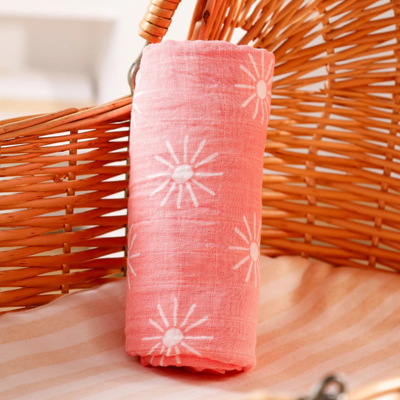 Muslin Blanket - 2 Layers Cotton Swaddle - Just Kidding Store