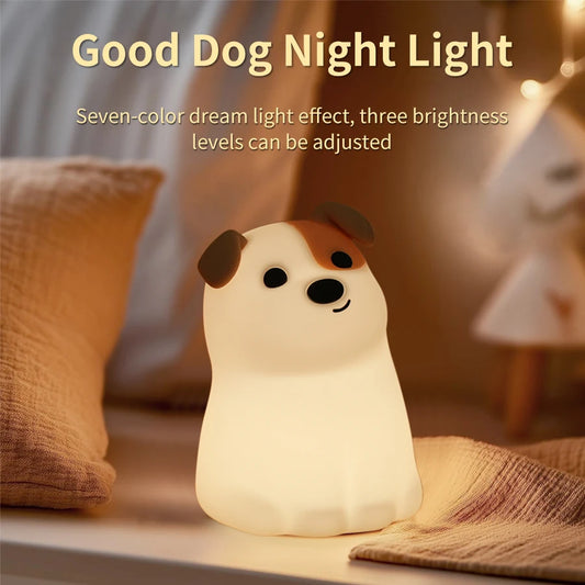 Doggy LED Night Light - Tap Control Colour Changing Lamp