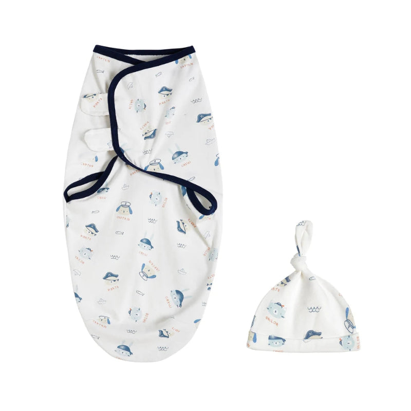 Easy Swaddle Wrap Set - Soft Baby Cocoon - Just Kidding Store