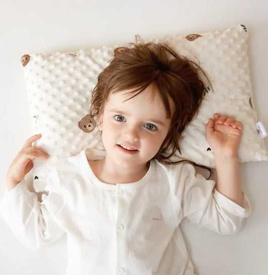 Embroidered Bear Pillowcase - Just Kidding Store