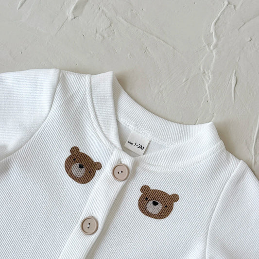 Snuggle Bear Romper - Just Kidding Store