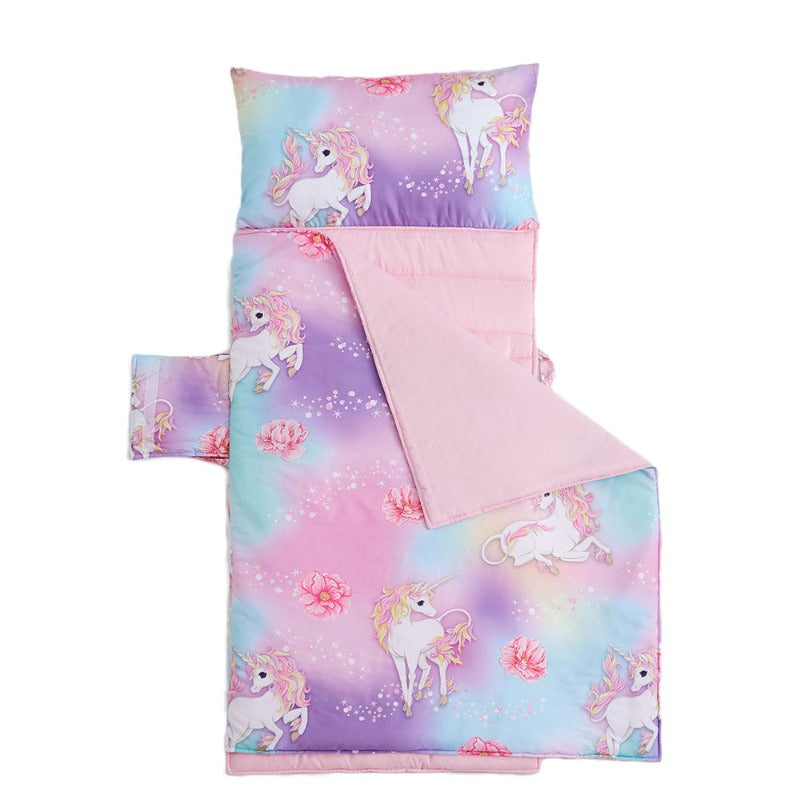Nap Mat With Removable Pillow - Carry Sleeping Bag - Just Kidding Store