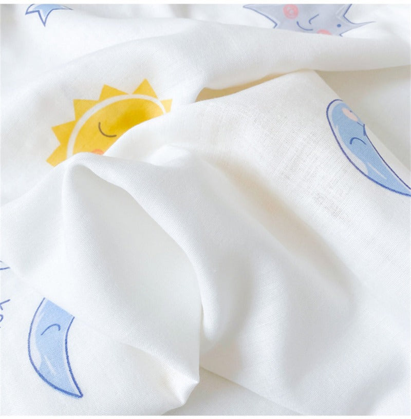 4 Layers Muslin Baby Nursery Blanket - Just Kidding Store