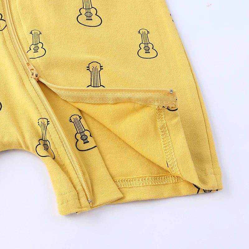 Yellow Guitar Summer Romper - Just Kidding Store