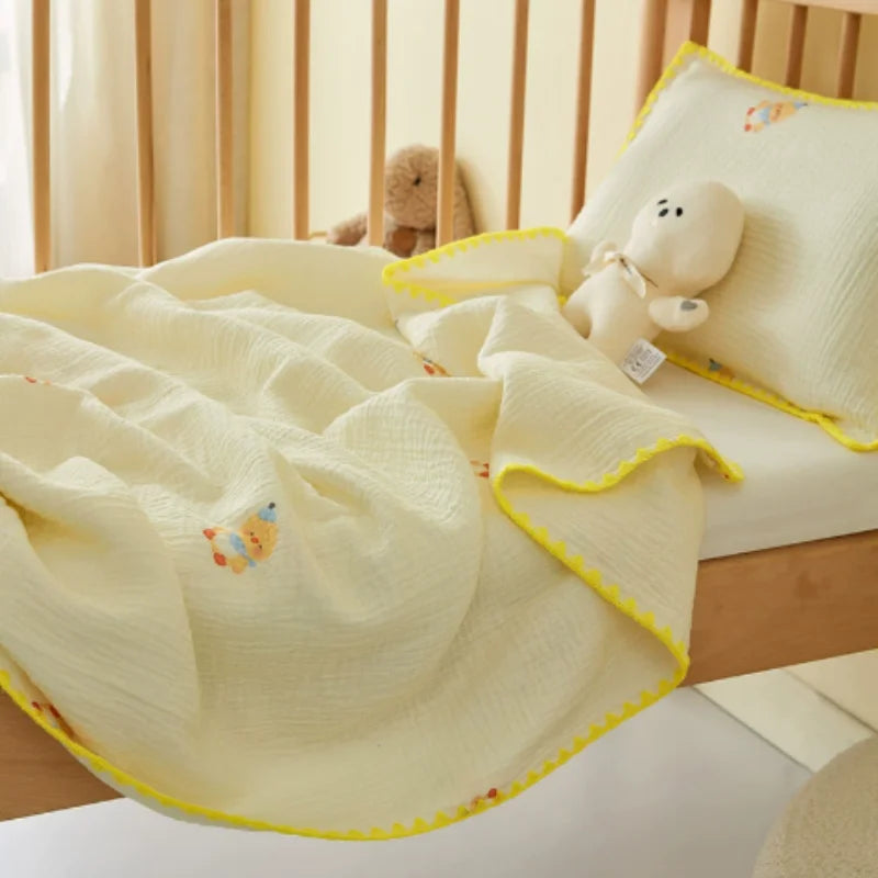 4 Layers Muslin Baby Nursery Blanket - Just Kidding Store