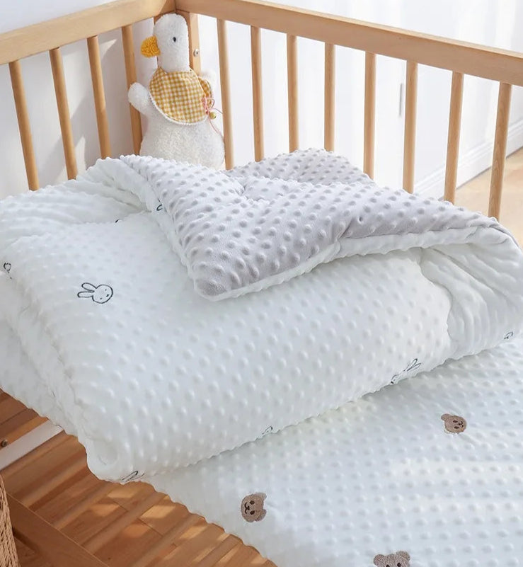 Little Dreams Embroidered Nursery Children Bed Quilts - Just Kidding Store