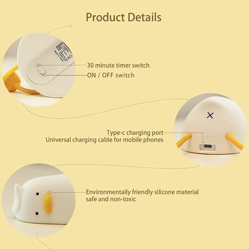 Lying Duck LED Night Light - Just Kidding Store