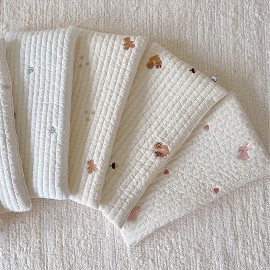 Embroidered Flat Baby Nursery Pillow - Just Kidding Store