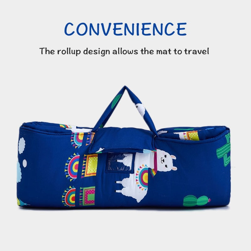 Nap Mat With Removable Pillow - Carry Sleeping Bag - Just Kidding Store