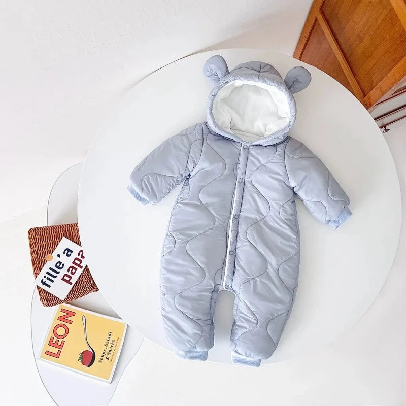 Long Sleeve Winter Baby Infant Toddler Jumpsuit - Just Kidding Store
