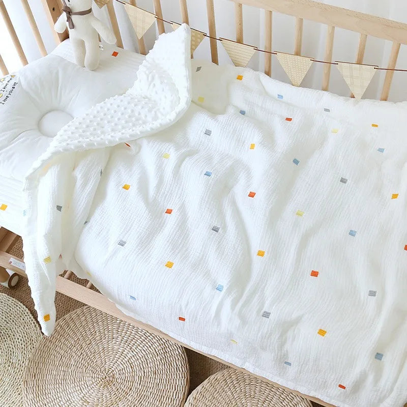 Embroidered Winter Cotton Bed Cover - Just Kidding Store