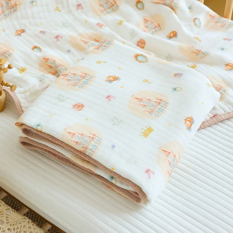 Celestial Dreams 6-Layer Bamboo Cotton Muslin Blanket - Just Kidding Store