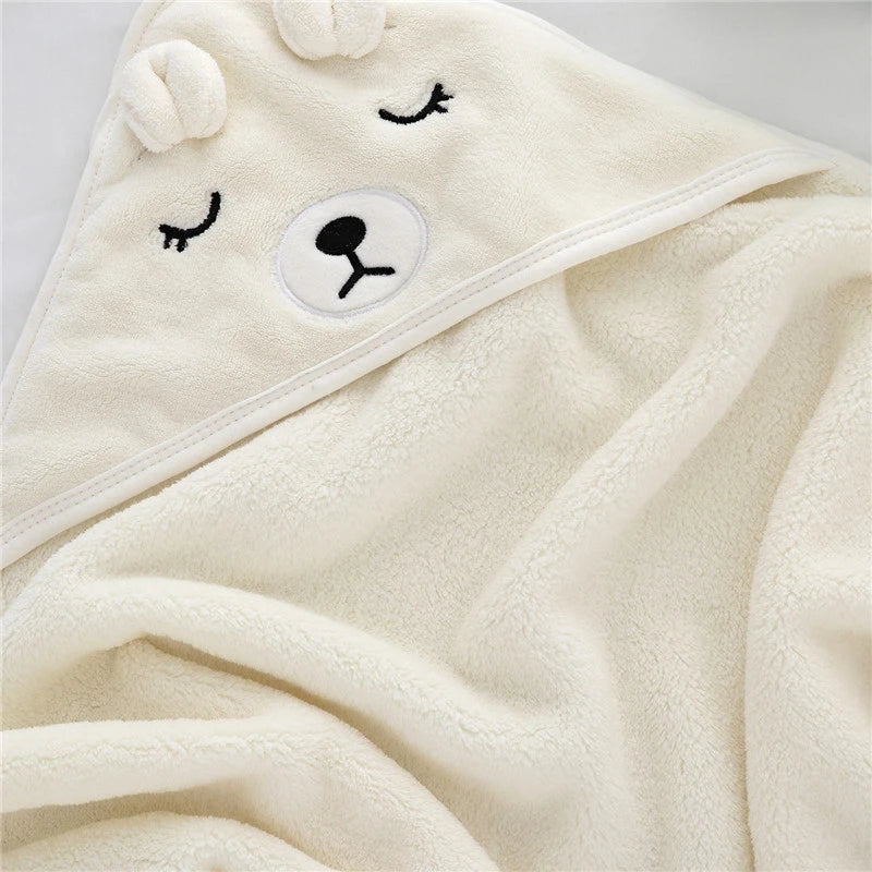 Cartoon Animal Hooded Towel - Wrap Blanket - Just Kidding Store
