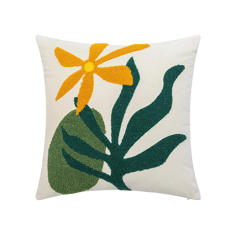 Sunshine Embroidered Pillow Case - Just Kidding Store