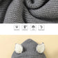 Hooded Cable Knitted Infant Jumpsuit - Just Kidding Store
