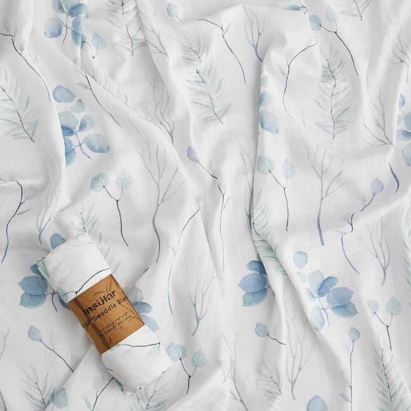 Bamboo Cotton Baby Muslin Swaddle Blanket - Just Kidding Store