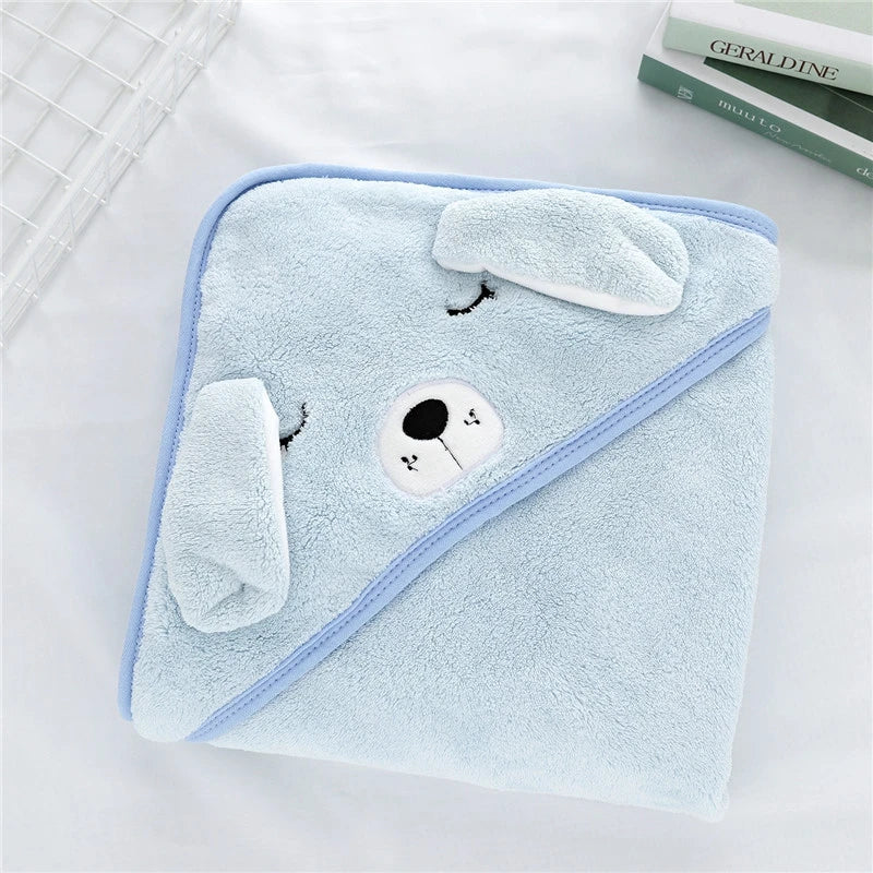 Cartoon Animal Hooded Towel - Wrap Blanket - Just Kidding Store